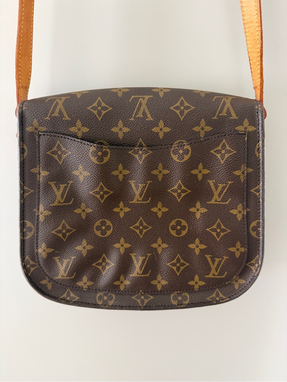 AUTH Louis Vuitton Monogram Canvas Crossbody in Brown and Tan - Picture 4 of 11